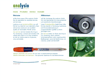 Tablet Screenshot of analysio.com